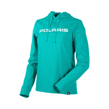 Women's UPF Polaris Hoodie Long Sleeve Shirt - Teal