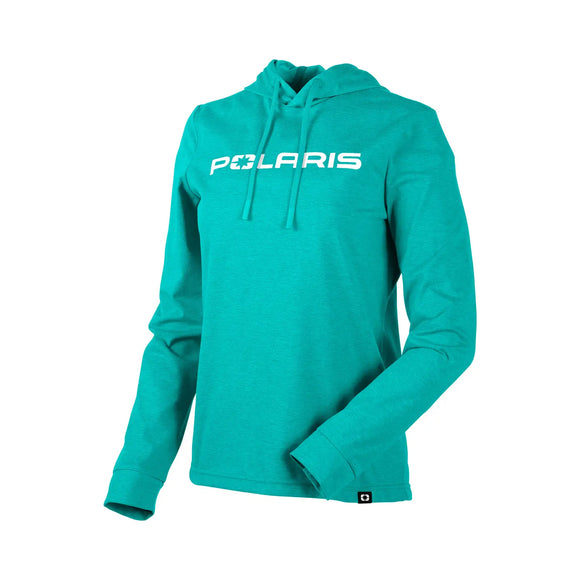 Women's UPF Polaris Hoodie Long Sleeve Shirt - Teal