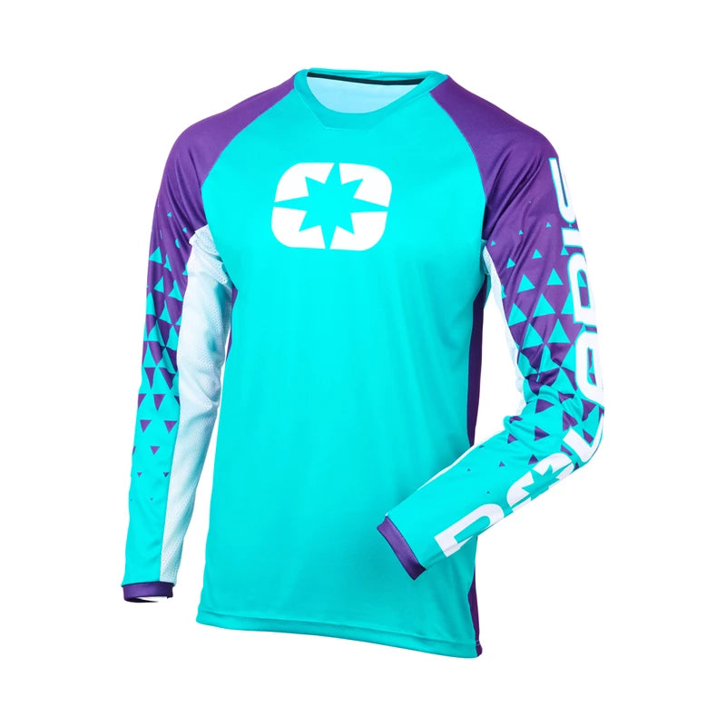 Turbo Jersey - Teal/Purple