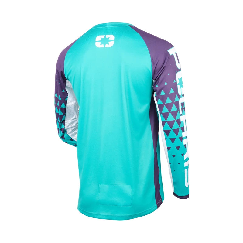 Turbo Jersey - Teal/Purple