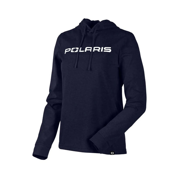 Women's UPF Polaris Hoodie Long Sleeve Shirt - Navy