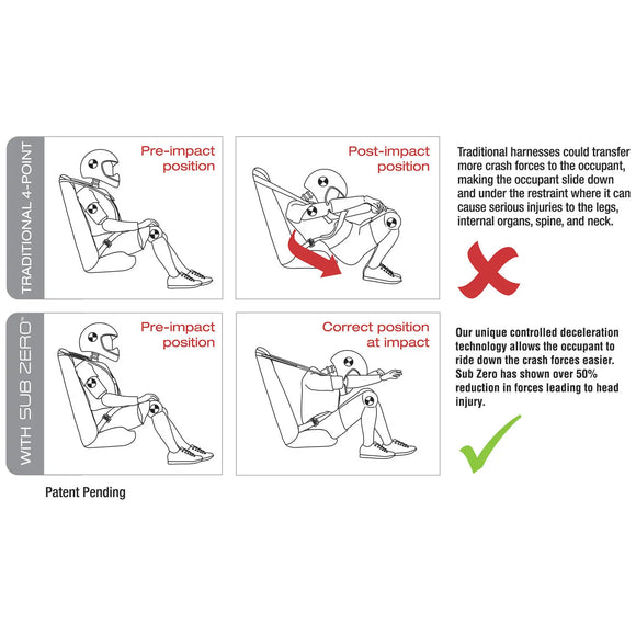 RZR Sub Zero 4-Point Seat Harness - Driver and Passenger, 2-Seat, Qty 1
