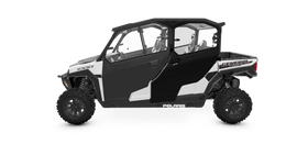 Hinged Window Premium Full Doors for GENERAL, Rear, Poly, Set of 2