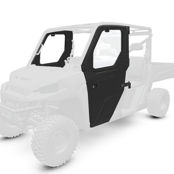 Front Crank Window Poly Doors - Full-Size