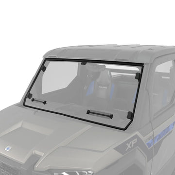 Lock & Ride Full Vented Windshield - Hard Coat Poly