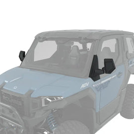 Side View Adjustable Folding Mirrors for Polaris XPEDITION, Vehicle Frame Mounted, Set of 2 - 0