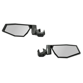 Side View Adjustable Folding Mirrors for RZR, ROPS Mounted, Set of 2 - 0
