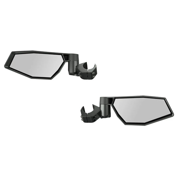 Side View Adjustable Folding Mirrors for RZR, ROPS Mounted, Set of 2