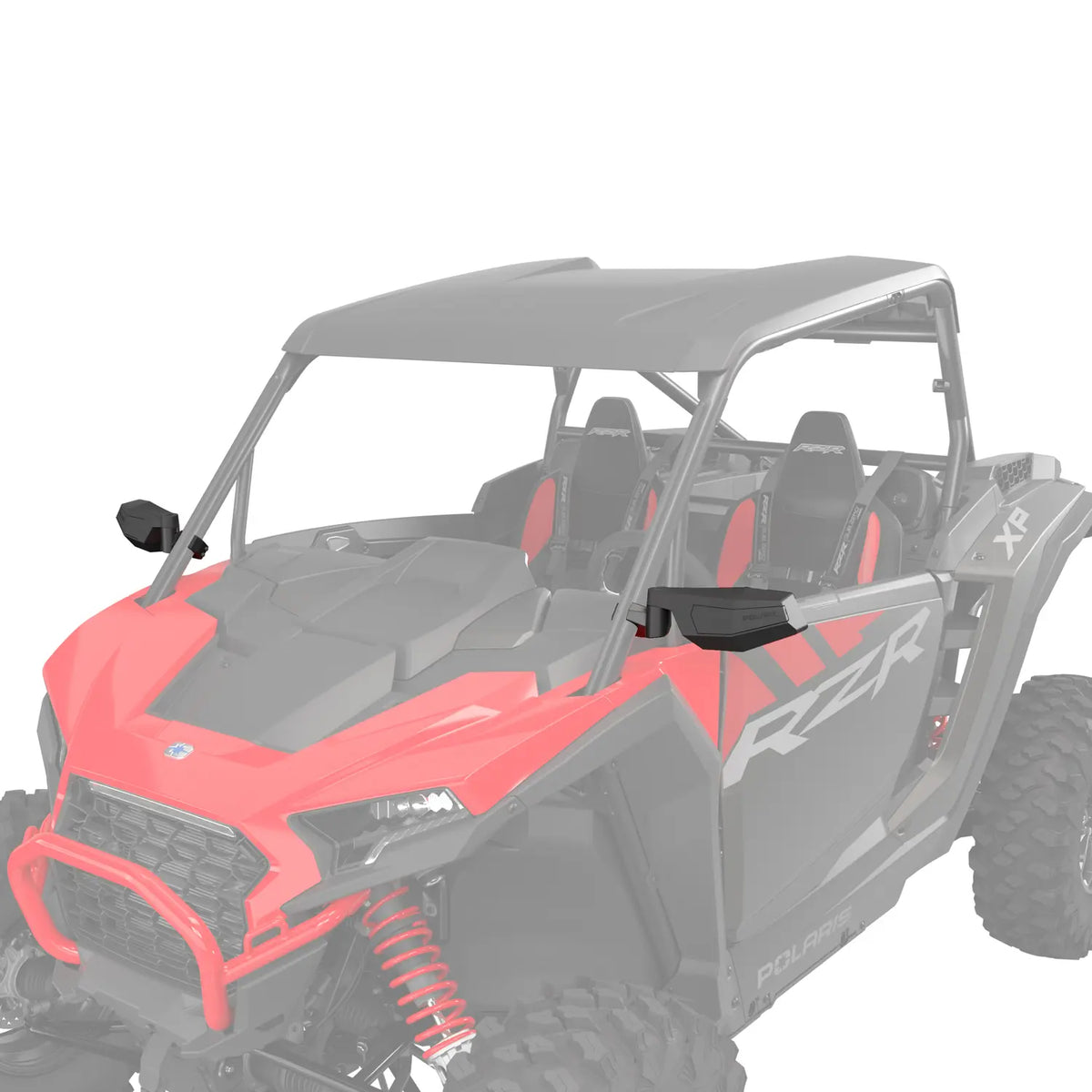 Solid Rops To Foldable Rops Side View Adjustable Folding Mirrors for RZR, ROPS Mounted, Set of 2 ...