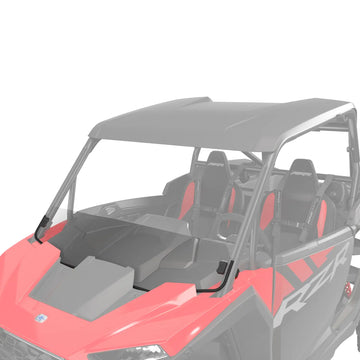 Lock & Ride Half Windshield - Hard Coat Poly - 0