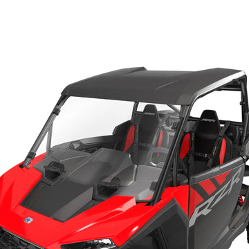 Lock & Ride Full Vented Windshield - Hard Coat Poly - 0