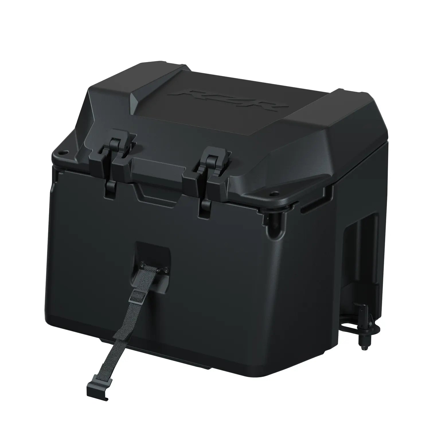 Lock & Ride 76 Quart Lockable Rear Seat Cargo Storage Box for select R ...