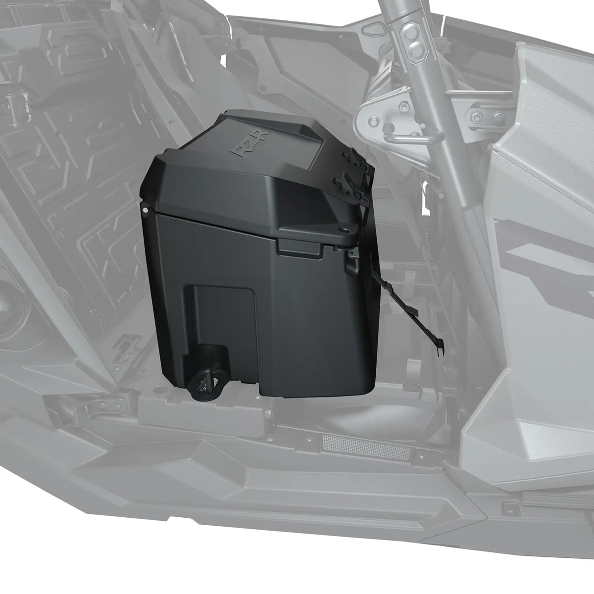 Lockable Rear Box Lock & Ride 76 Quart Lockable Rear Seat Cargo Storage Box for select R ...