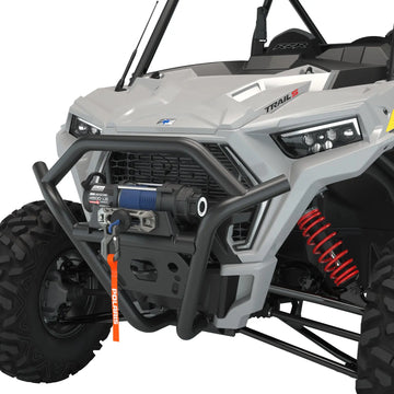 Front Winch Bumper, Matte Black - 0