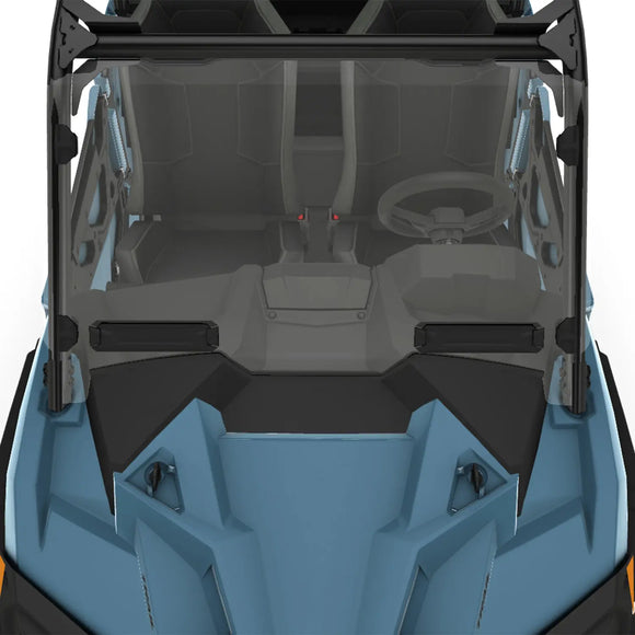 Lock & Ride Full Vented Windshield - Hard Coat Poly