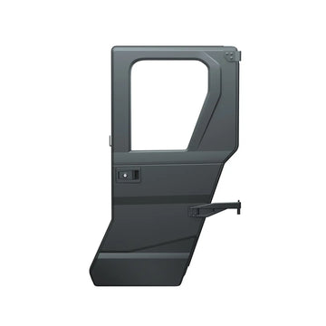 Manual Crank Window Doors for RANGER CREW SP 570, Rear, Poly, Set of 2 - 0