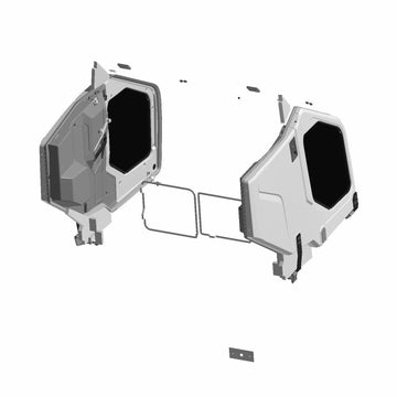 Front Crank Window Poly Doors - Full-Size - 0