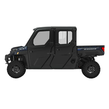 Pro Shield Manual Crank Window Doors for RANGER CREW XP 1000 & PRO XD CREW, Rear, Poly, Set of 2 - 0