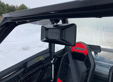 UTV Rearview Mirror - Round Tube - 0