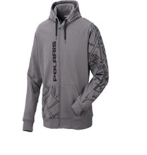 Load image into Gallery viewer, RZR MENS CRACKED HOODIE SWEATSHIRT POLARIS - Gray - Size S ONLY LEFT IN STOCK
