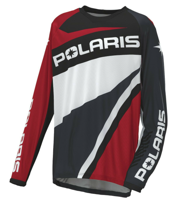 Polaris Off-Road Riding Jersey - Red/Black