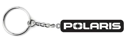Polaris PVC Key Chain -Black