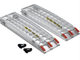 Compact Aluminum Arched Loading Ramps - 0
