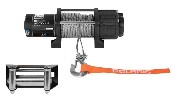 Polaris® HD 3,500 lb. Integrated Winch