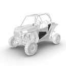 Lower Half Door Inserts in Black, Two Count-1