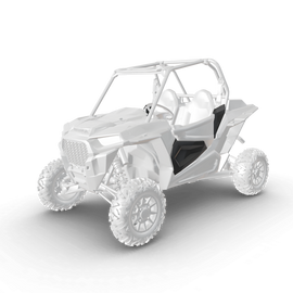 Lower Half Door Inserts in Black, Two Count