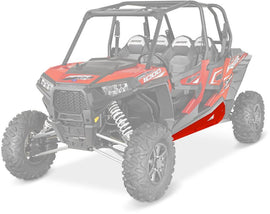 4-Seat Low Profile Rock Sliders- Red - 0