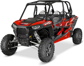 4-Seat Low Profile Rock Sliders- Red