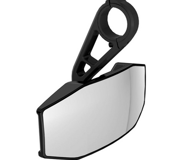 Weatherproof Convex Rear View Mirror, Black
