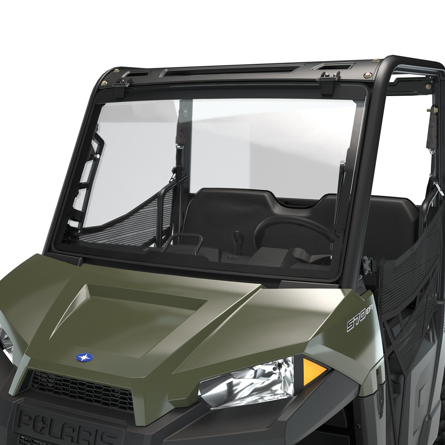 Lock & Ride® Full Tip-Out Windshield - Glass