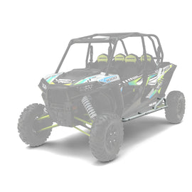 4-Seat Kick-out Rock Sliders- White - 0