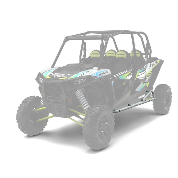 4-Seat Kick-out Rock Sliders- White