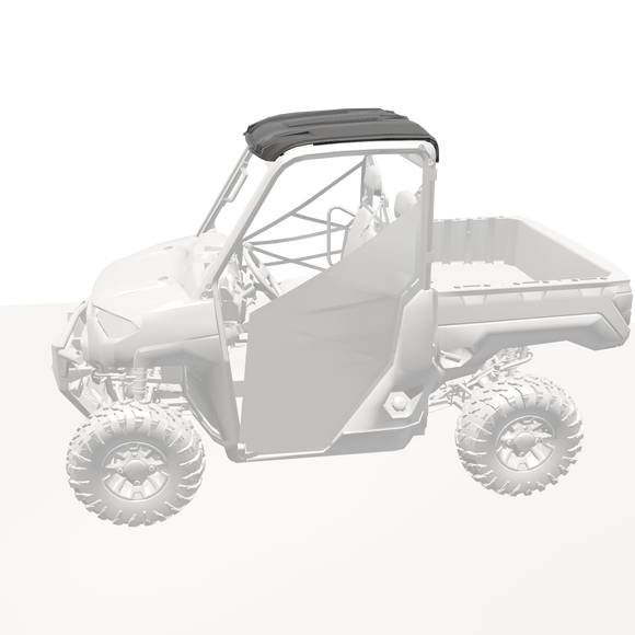 Poly 3-Seat Sport Roof with Lock & Ride® Technology, Black