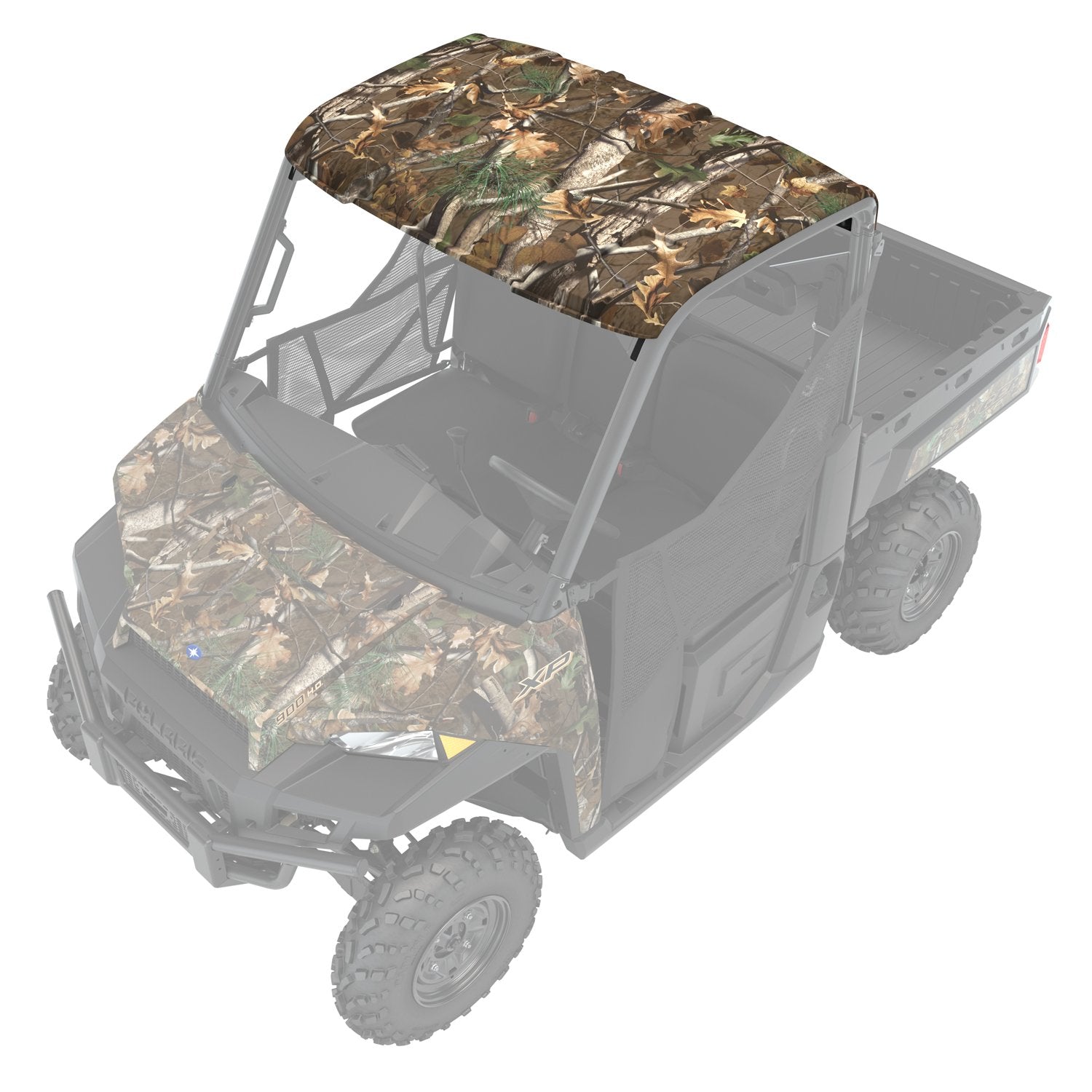 Poly 3-Seat Premium Roof with Lock & Ride® Technology with Liner - 0