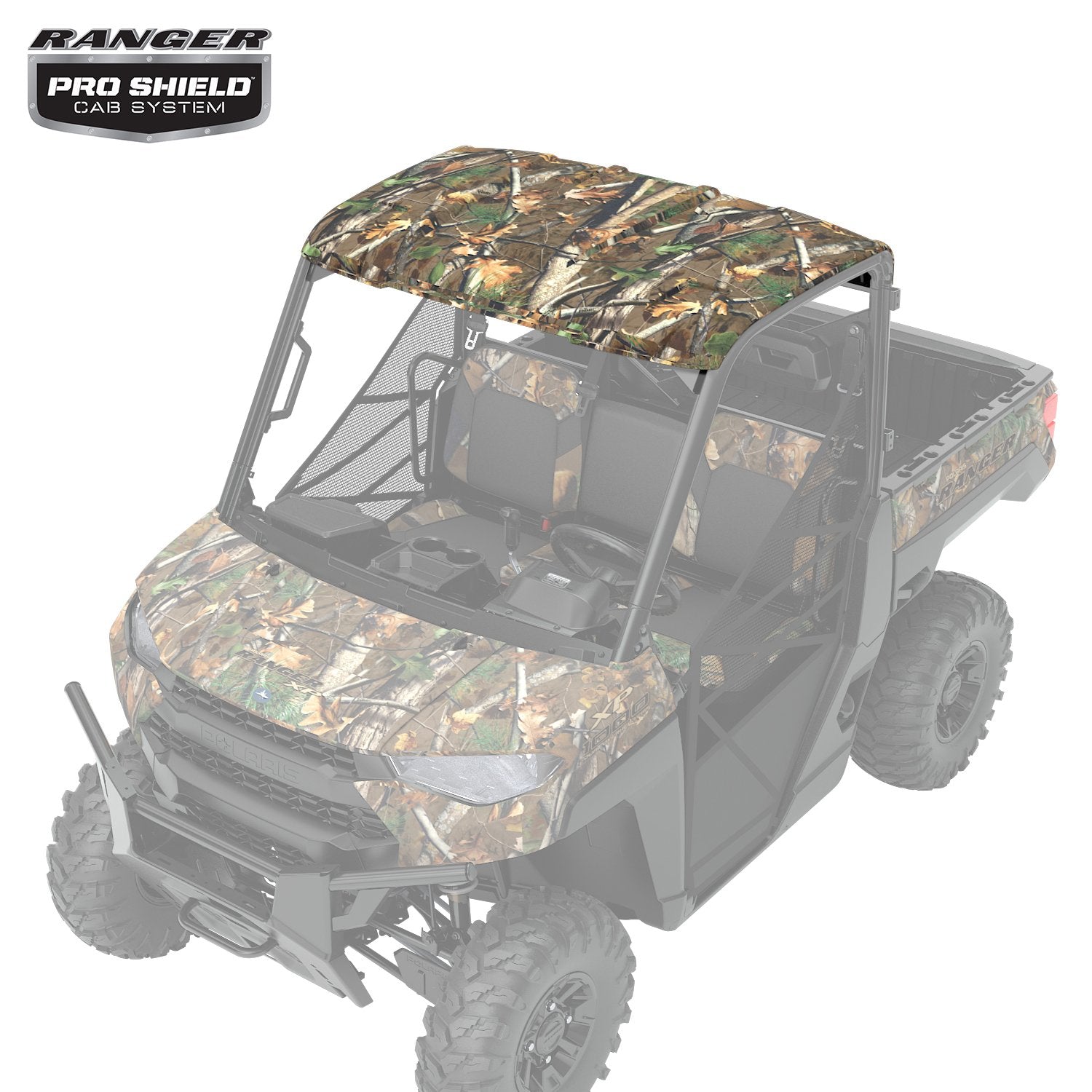 Poly 3-Seat Premium Roof with Lock & Ride® Technology with Liner