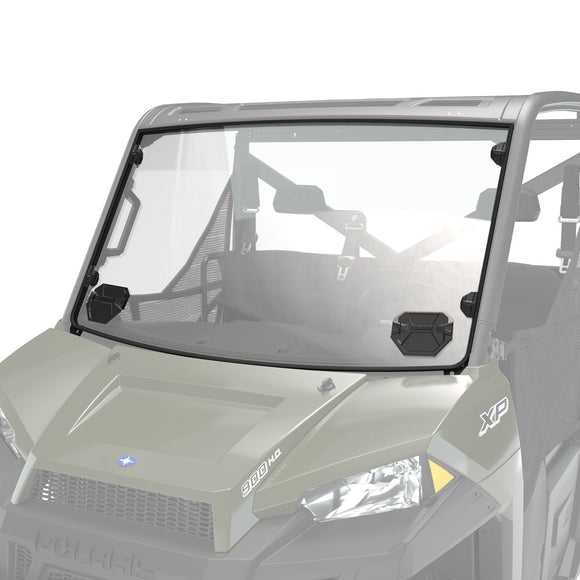 Hard Coat Poly Full Vented Windshield with Lock & Ride® Technology