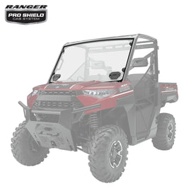 Hard Coat Poly Full Vented Windshield with Lock & Ride® Technology - 0