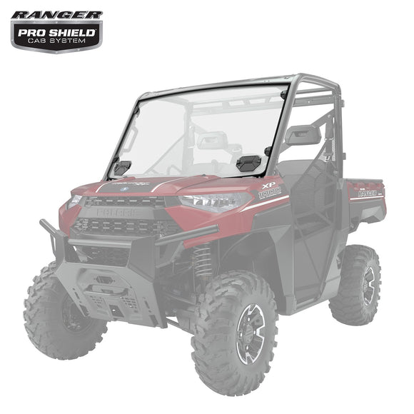 Hard Coat Poly Full Vented Windshield with Lock & Ride® Technology
