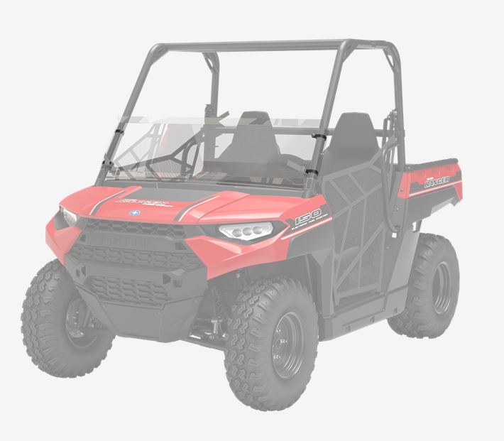 Ranger 150 Half Windshield - Poly