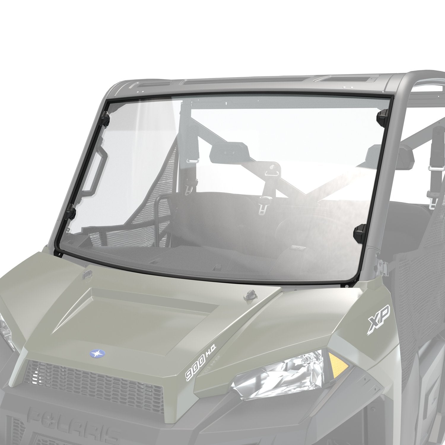 Hard Coat Poly Full Windshield - Clear