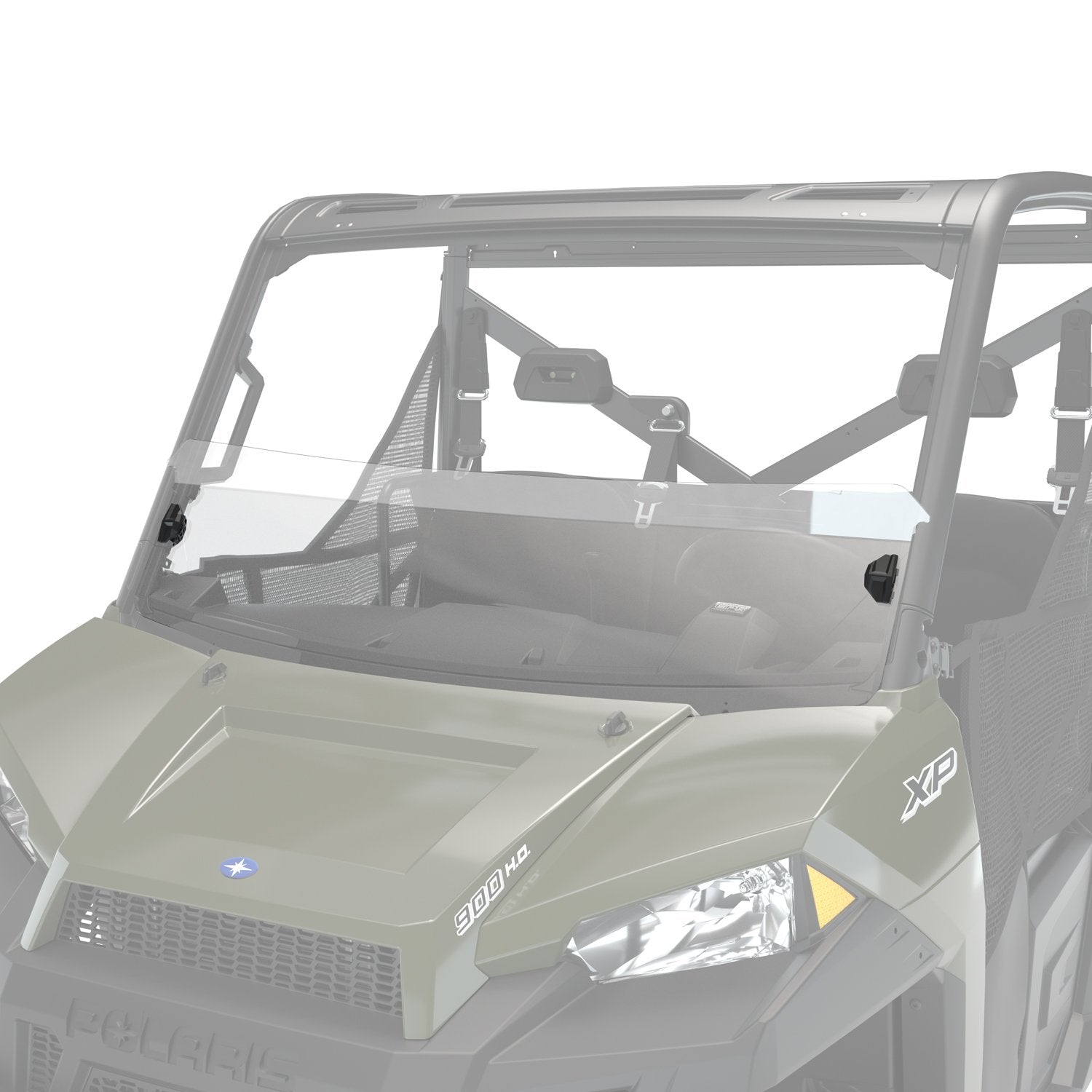 Polycarbonate Half Windshield -Clear