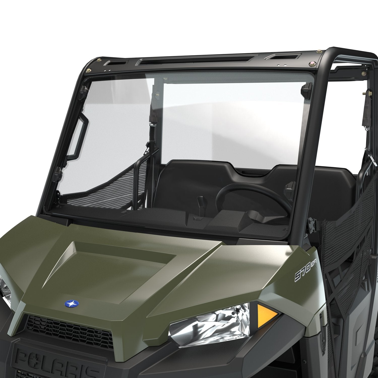 Poly Full Windshield with Lock and Ride Technology | Polaris Australia