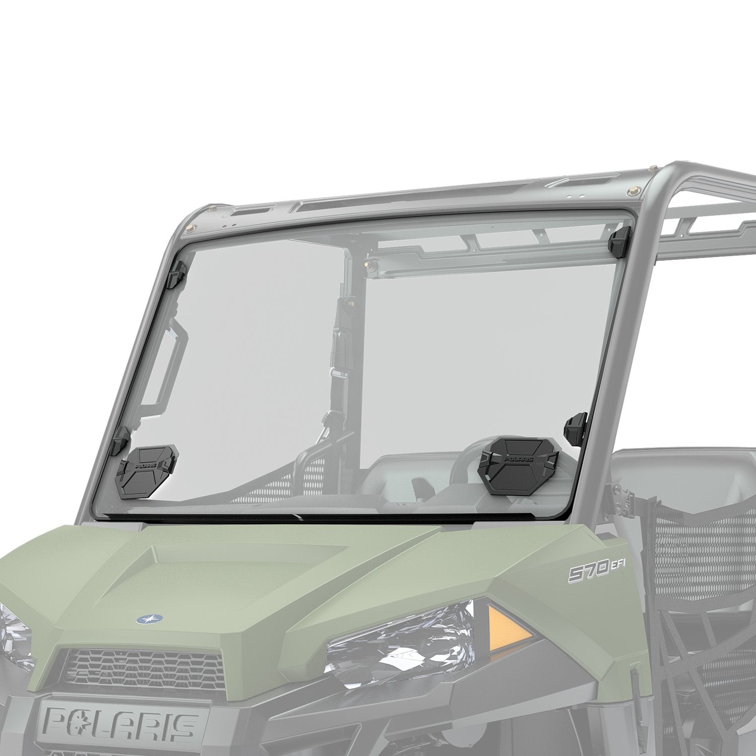 Lock & Ride® Vented Windshield - Hard Coat Poly