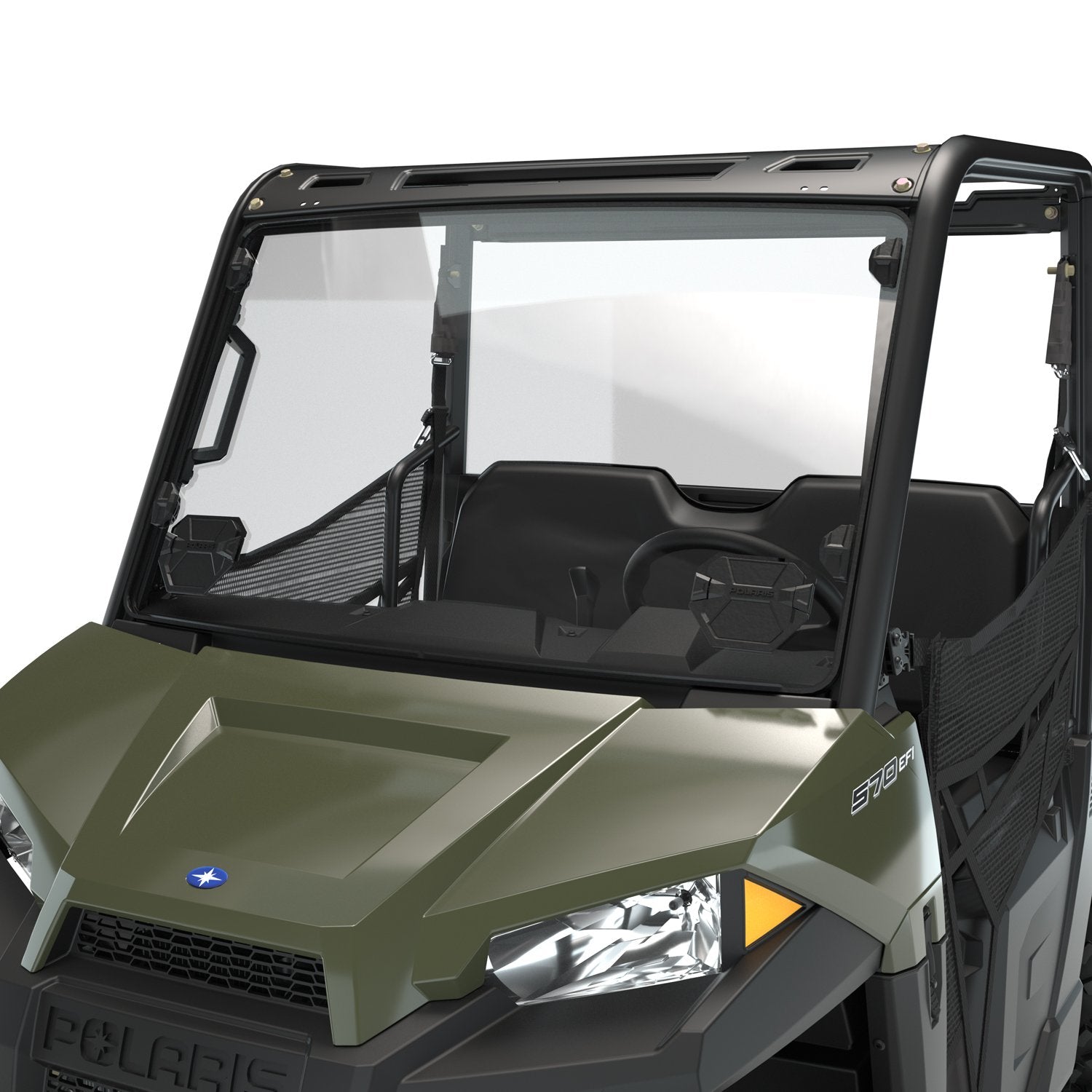 Lock & Ride® Vented Windshield - Hard Coat Poly