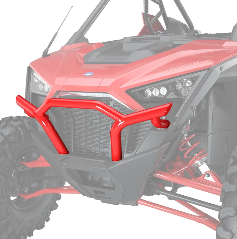 Front Low Profile Bumper - Indy Red