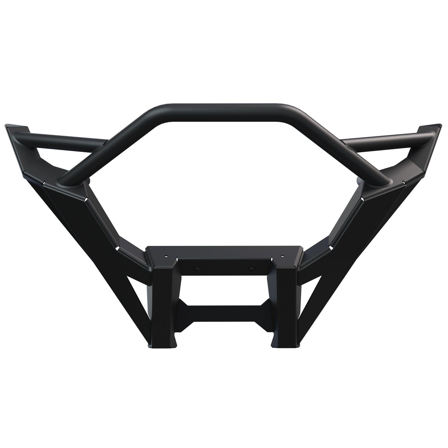 Front High Coverage Bumper, Matte Black